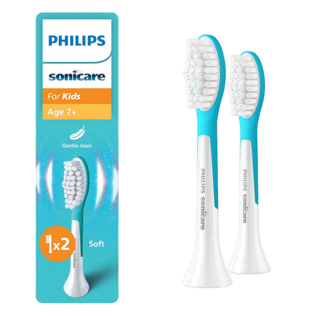 Philips Sonicare For KIDS (7+) hambaharja otsikud lastele Standard (pehmed) HX6042/90 (2 tk)