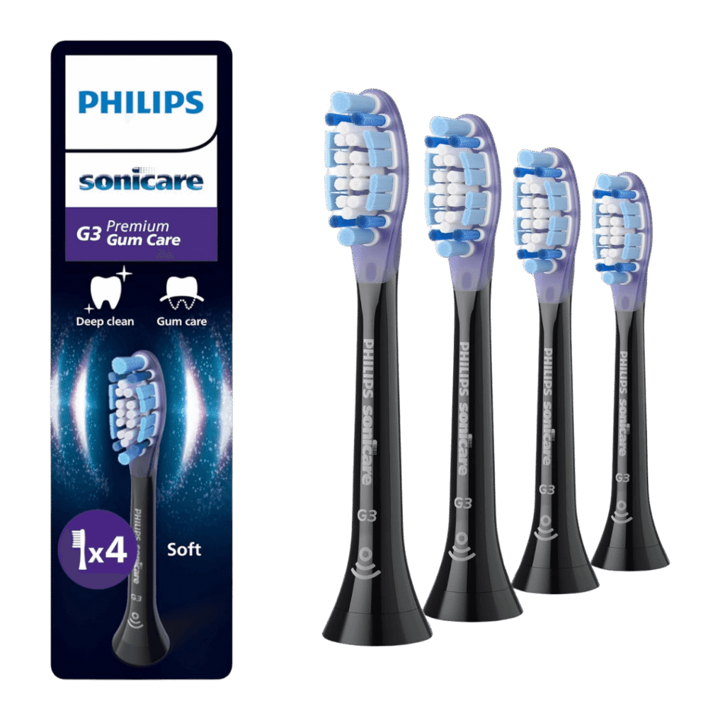 Philips Sonicare Premium Gum Care G3 hambaharja otsikud igemetele HX9054/88 (MUST