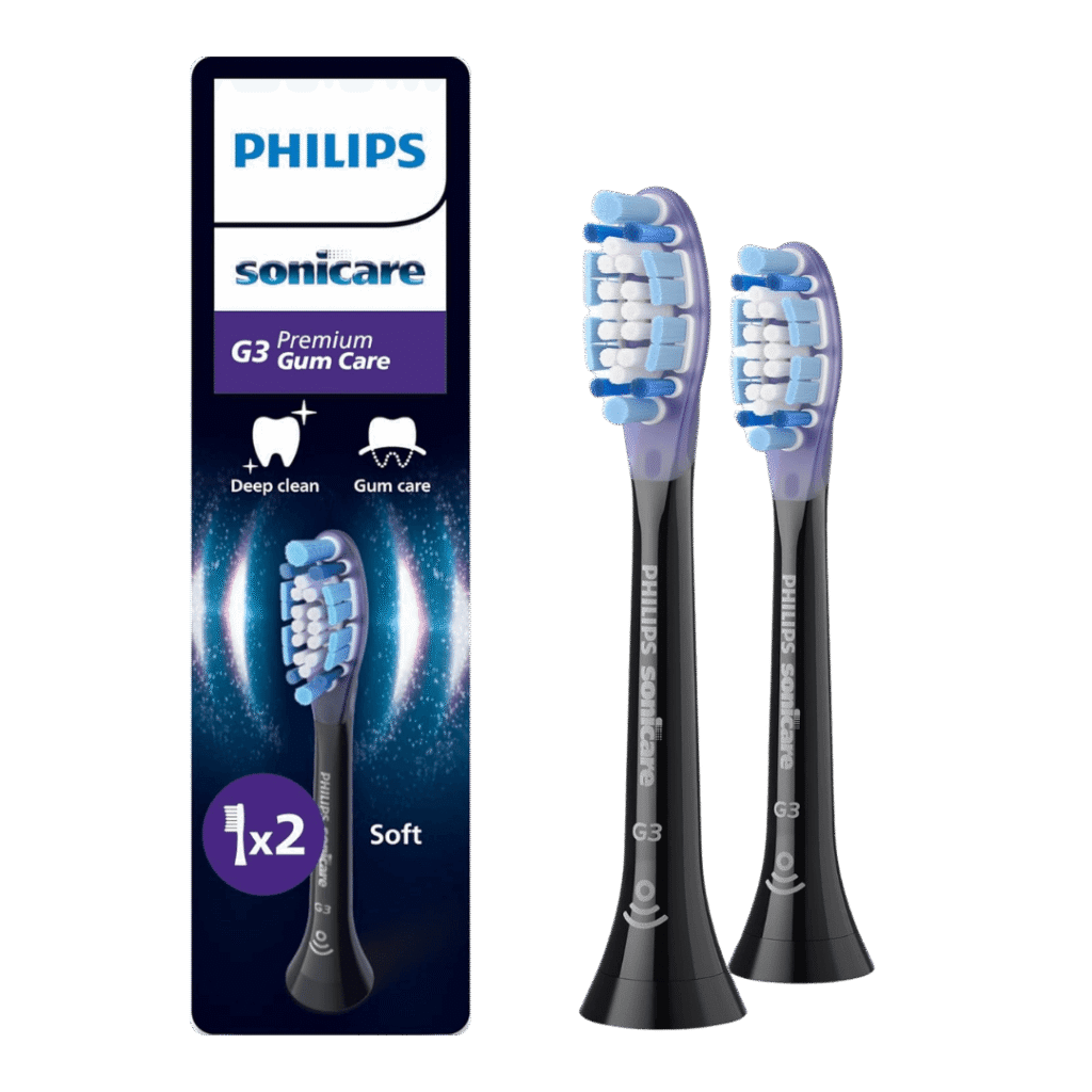 Philips Sonicare Premium Gum Care G3 hambaharja otsikud igemetele HX9052/88 (MUST