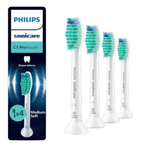 Philips Sonicare C1 ProResults hambaharja otsikud hambakatu vastu HX6014/87 (4 tk)