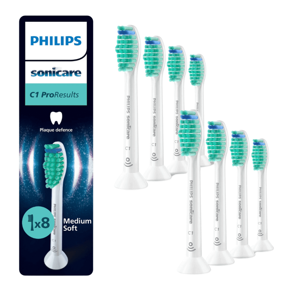 Philips Sonicare C1 ProResults hambaharja otsikud hambakatu vastu HX6018/87 (8 tk)