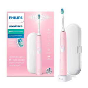 Philips Sonicare ProtectiveClean 4300 seeria ROOSA (HX6806/03) 2 intensiivsust ja surveandur + Reisivutlar