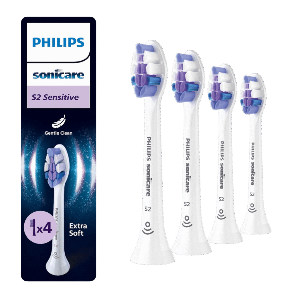 Philips Sonicare S2 Sensitive (Ultra Soft) ülipehmed hambaharja otsikud HX6054/87 (4tk)