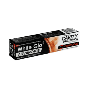 White Glo Advantage Cavity Protection Charcoal valgendav hambapasta aktiivsöega 91ml