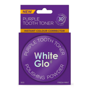 White Glo Purple Tooth Toner hambaid valgendav lilla pulber 30g