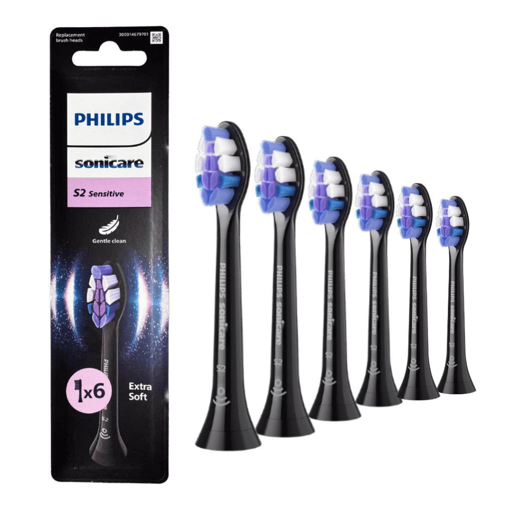 Philips Sonicare S2 Sensitive (Ultra Soft) ülipehmed hambaharja otsikud HX6056/88 (6tk)