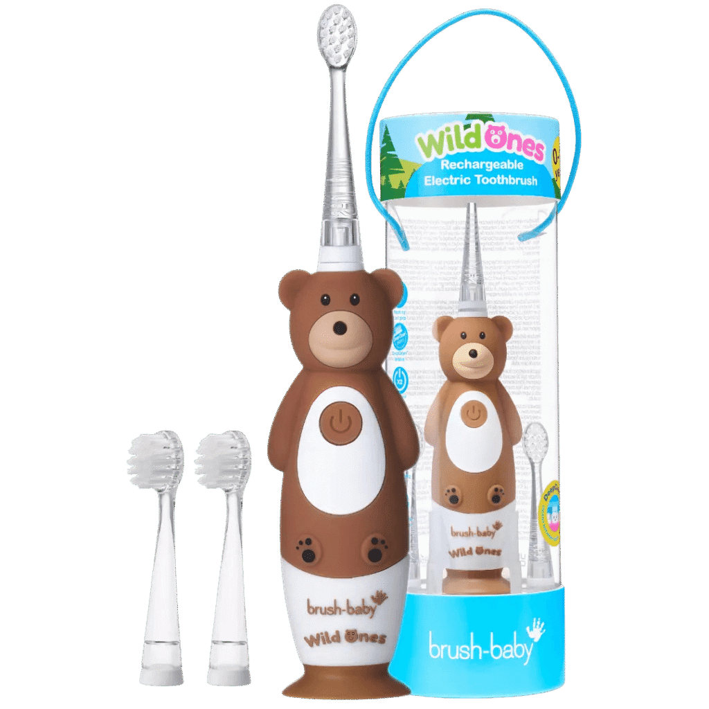 Brush-Baby WildOnes elektriline hambahari väikelastele KARU "Bernie" (kuni 10.a)