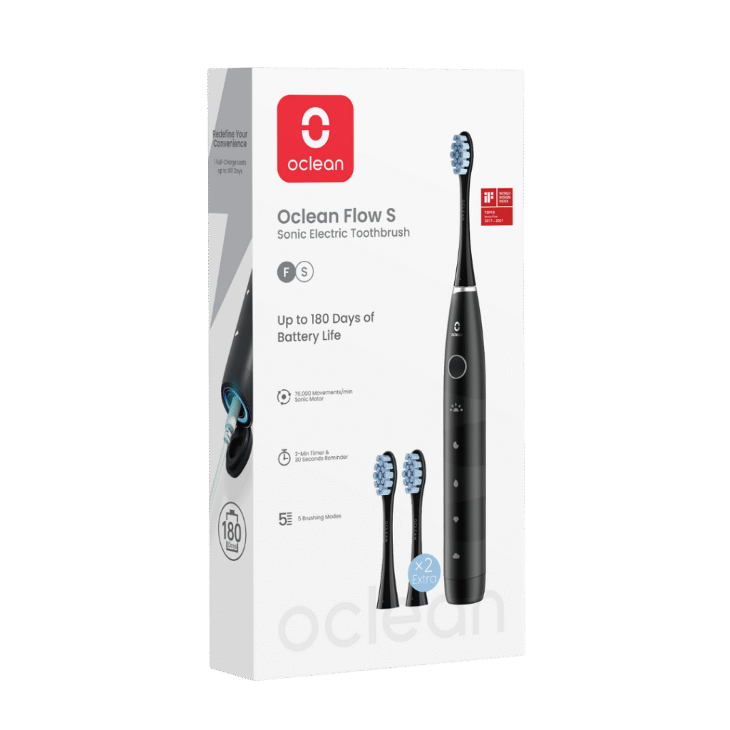 Oclean Flow S Black elektriline hambahari MUST (3 otsikut)