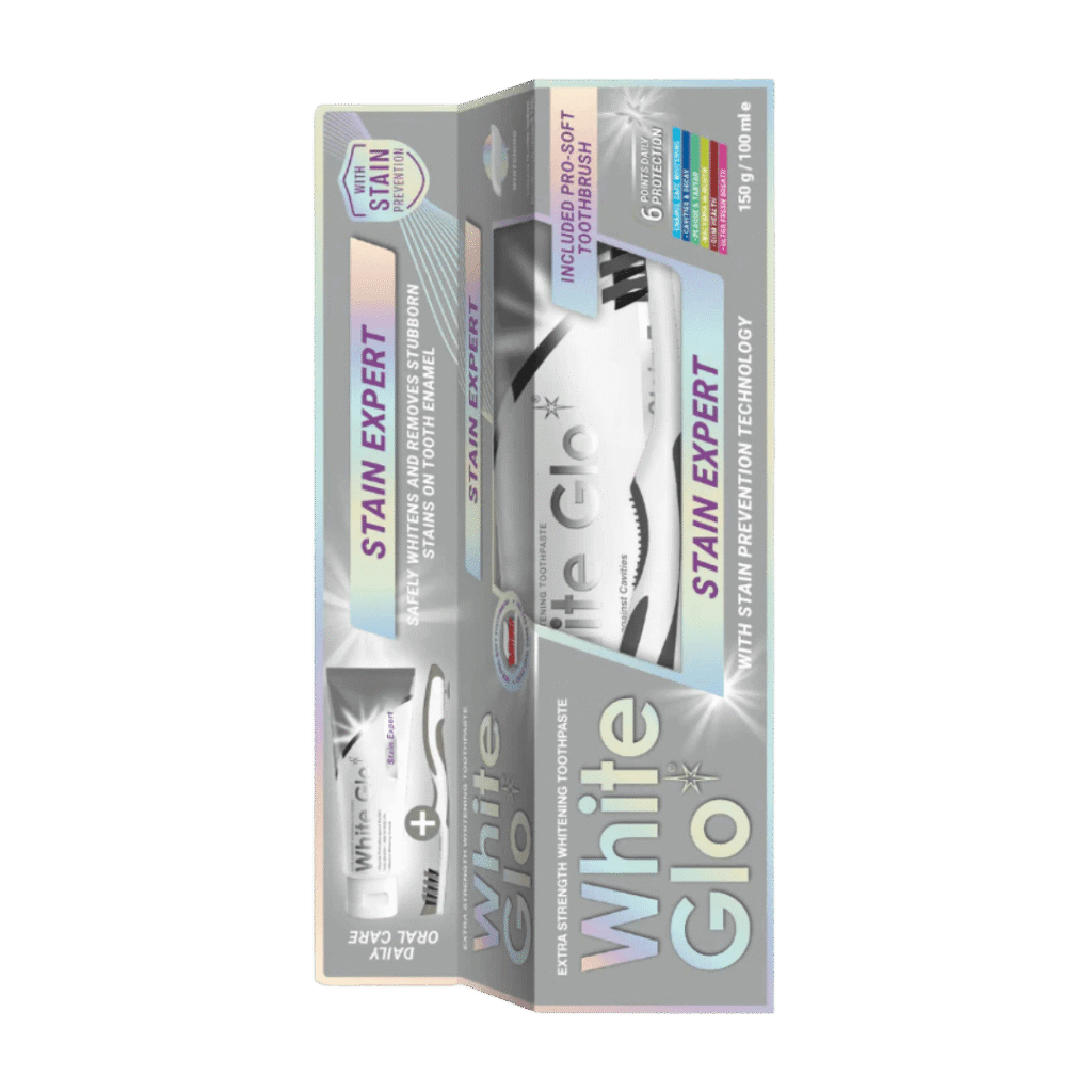 White Glo Stain Expert valgendav hambapasta 100ml (kaasa tasuta käsihambahari)