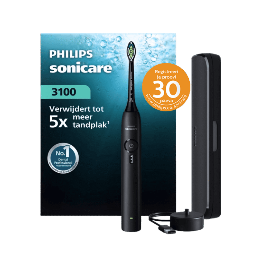 Philips Sonicare 3100 elektriline hambahari HX4033/32 MUST (1 režiim