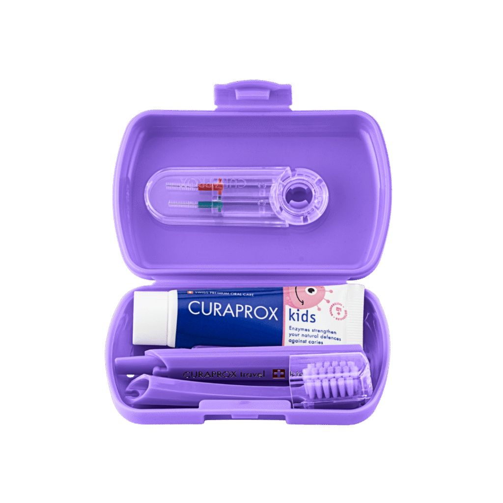 Curaprox Kids Reisikomplekt LILLA - hambahari