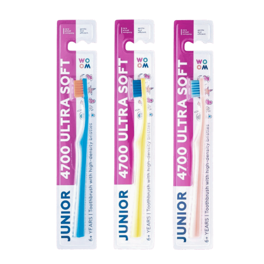 Käsihambahari Woom JUNIOR 4700 ULTRA SOFT (al. 6a)