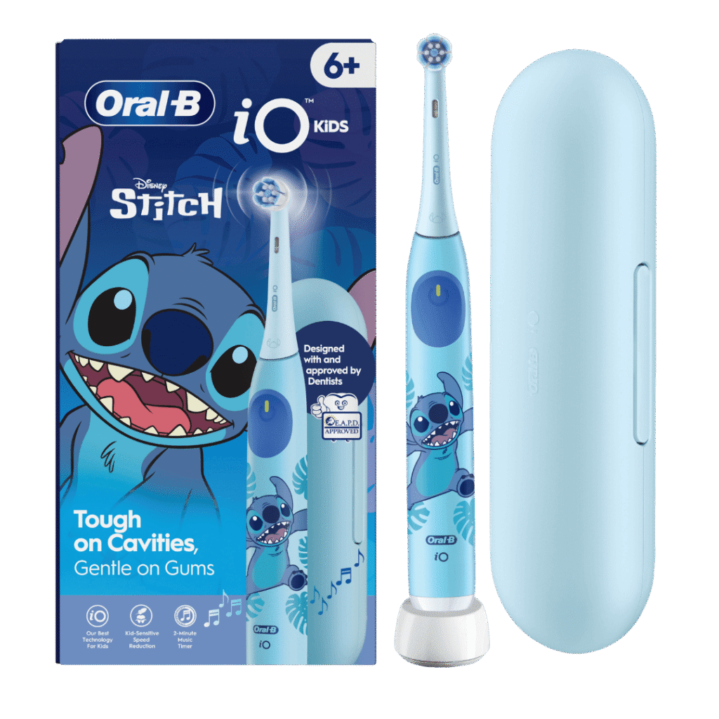 Oral-B iO Kids STITCH elektriline hambahari lastele al. 6a (3 intensiivsust) + Reisivutlar