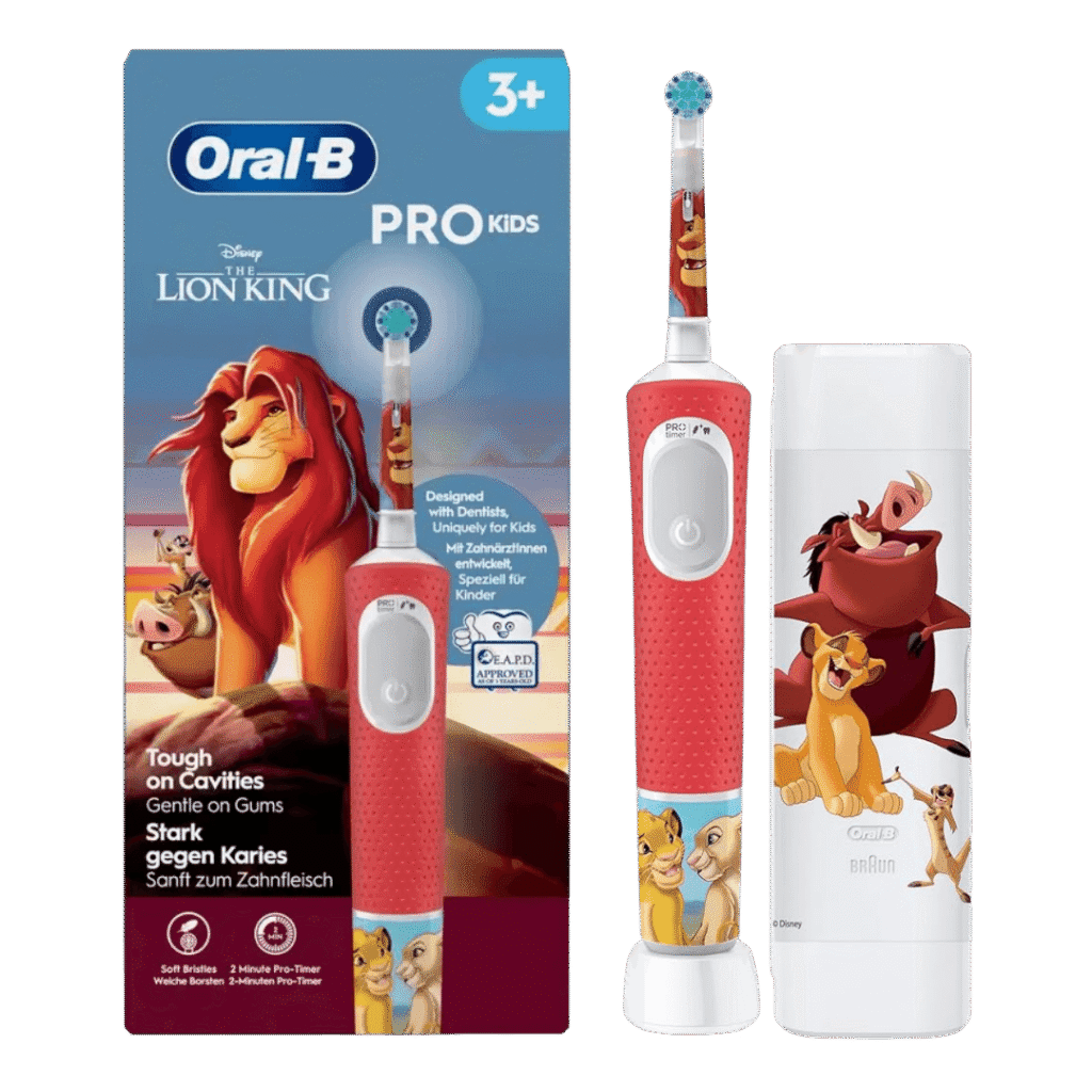 Oral-B Vitality Pro LION KING elektriline hambahari lastele al. 3a (2 režiimi) + Reisivutlar