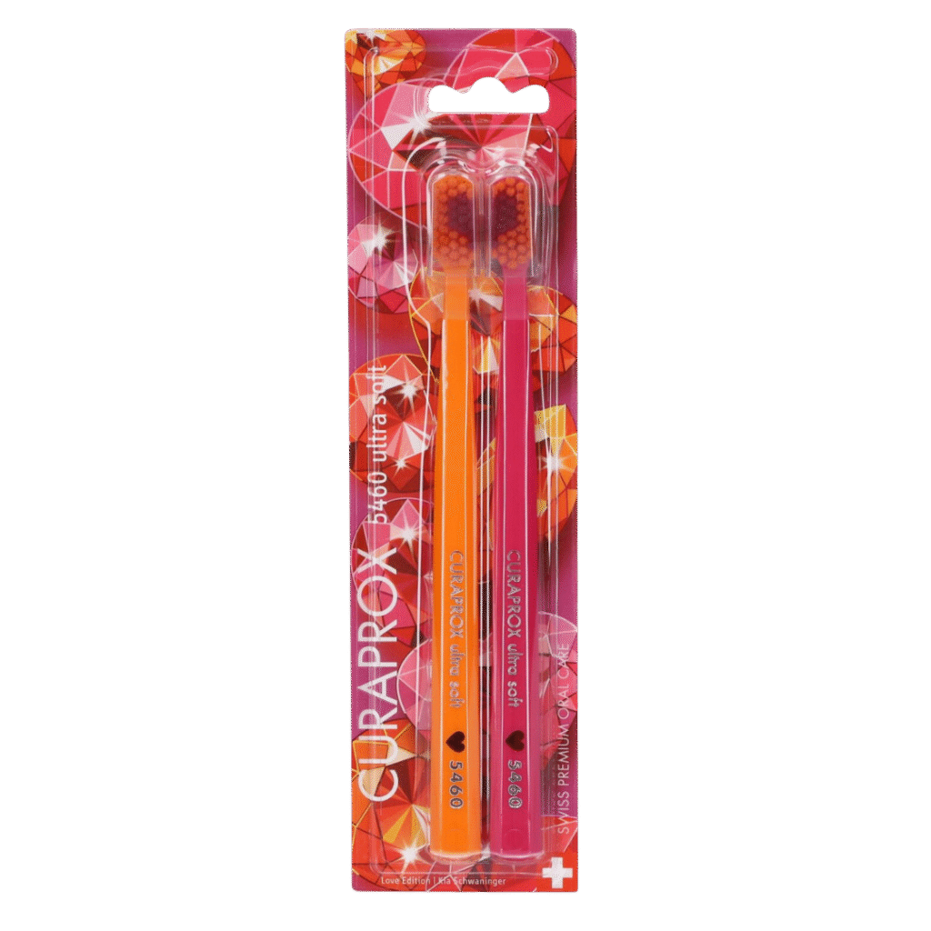 Käsihambahari CURAPROX CS 5460 Ultra Soft Love Edition Erikomplekt (2tk)